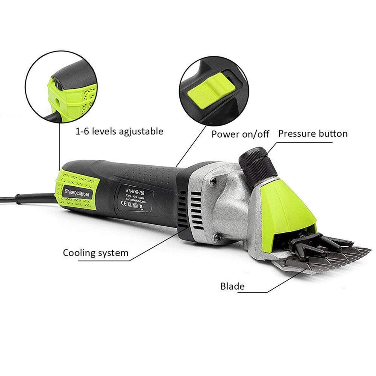 Esquiladora Ovejas, Cortapelos Eléctricos para El Cuidado de Animales para Alpacas, Camellos Y Animales Grandes de Pelo Grueso, Profesional Máquina Esquiladora