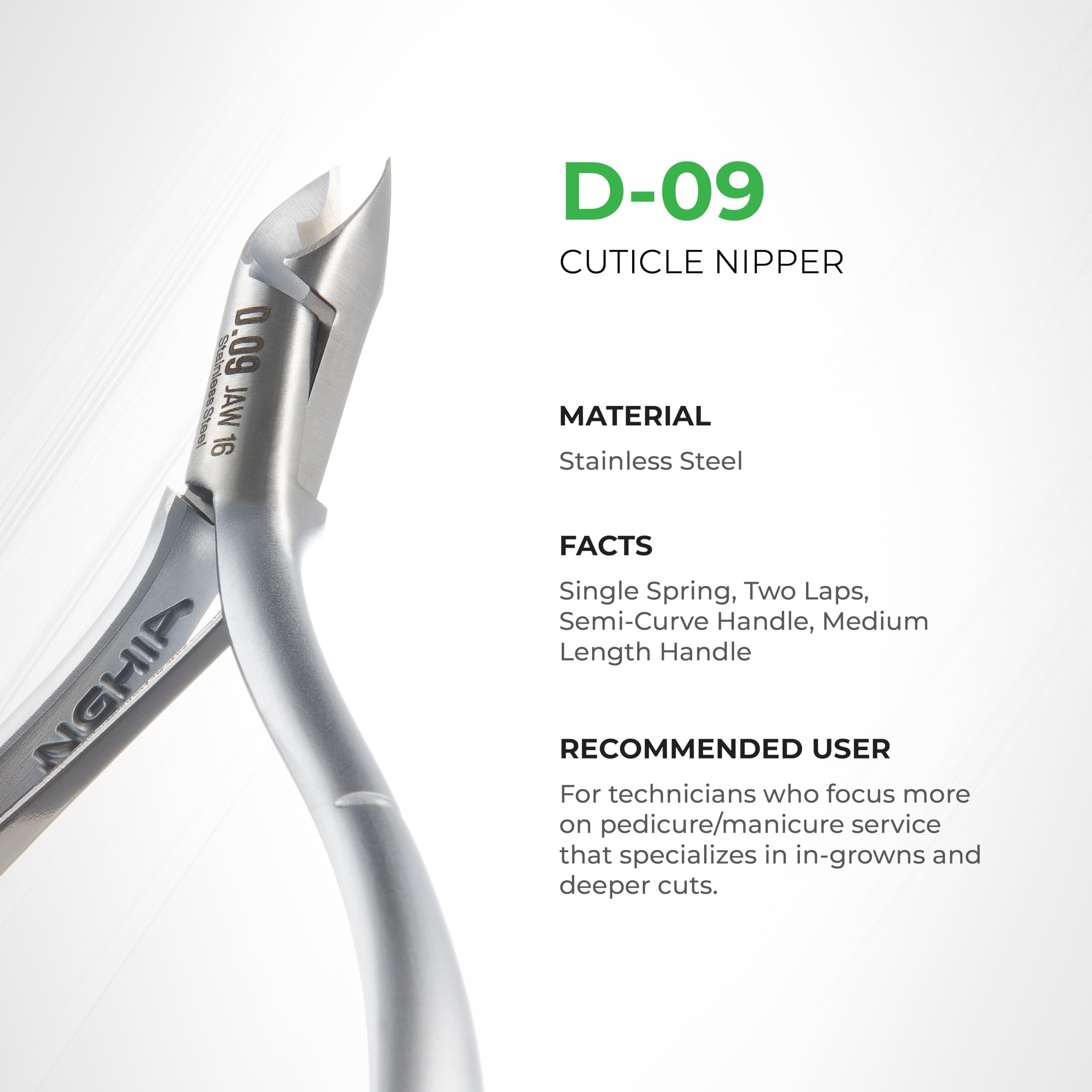 Amazon.com: NGHIA Cuticle Nipper - D-09 JAW 12 | Stainless Steel