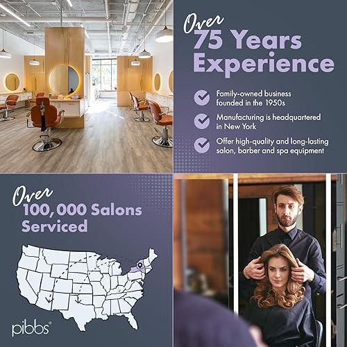 Miniatura 2 de 515 Kwik Dri - Secador de pelo montado en la pared para salones profesionales - Secador con capucha de 1100 W, brazo de pared ajustable de 6 pies,