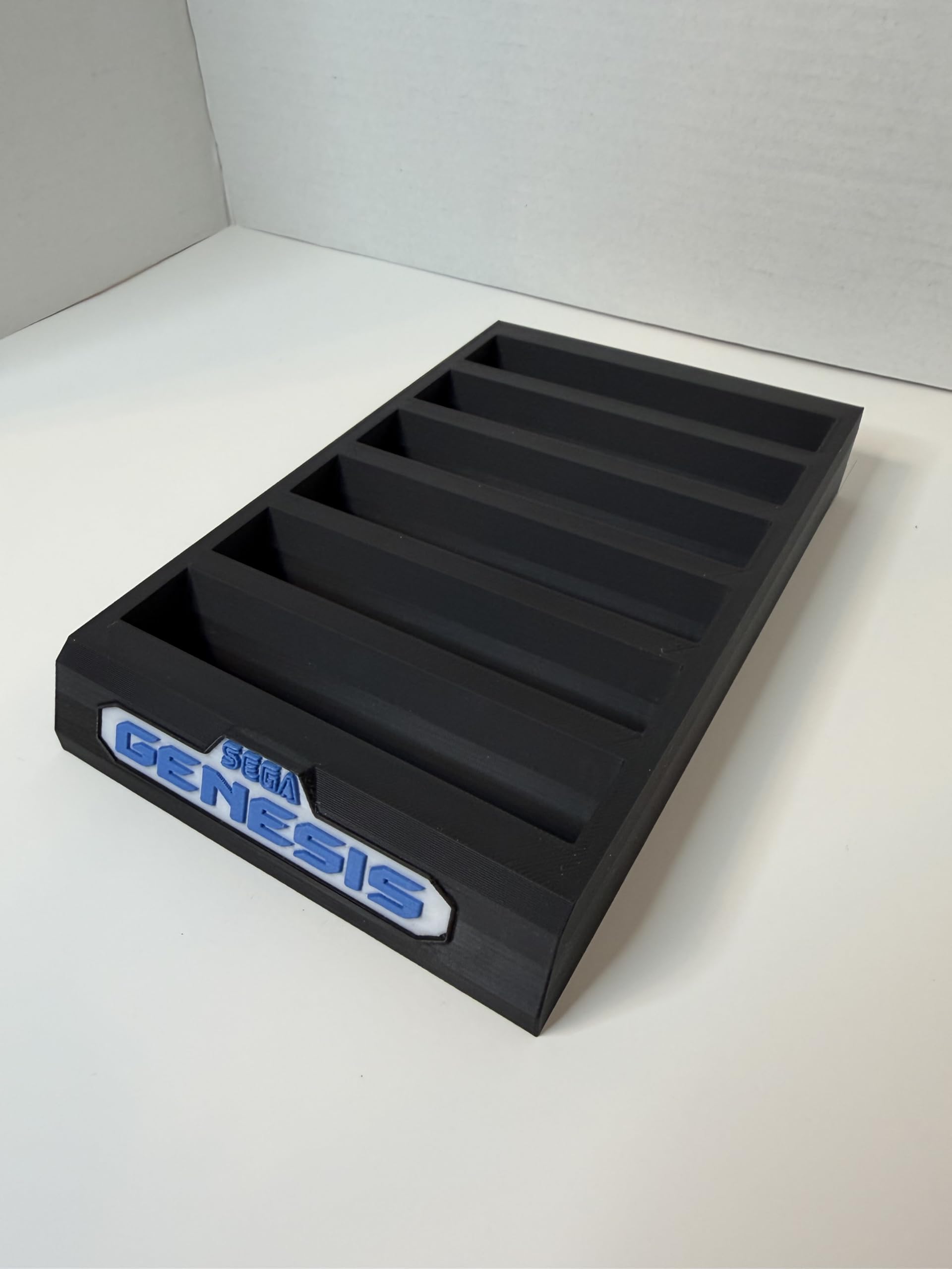 Game Storage for Sega Genesis – 6 Slot Cartridge Holder Display- 3D printed - Sega Genesis - Very Good - Used Accessory - Image 2