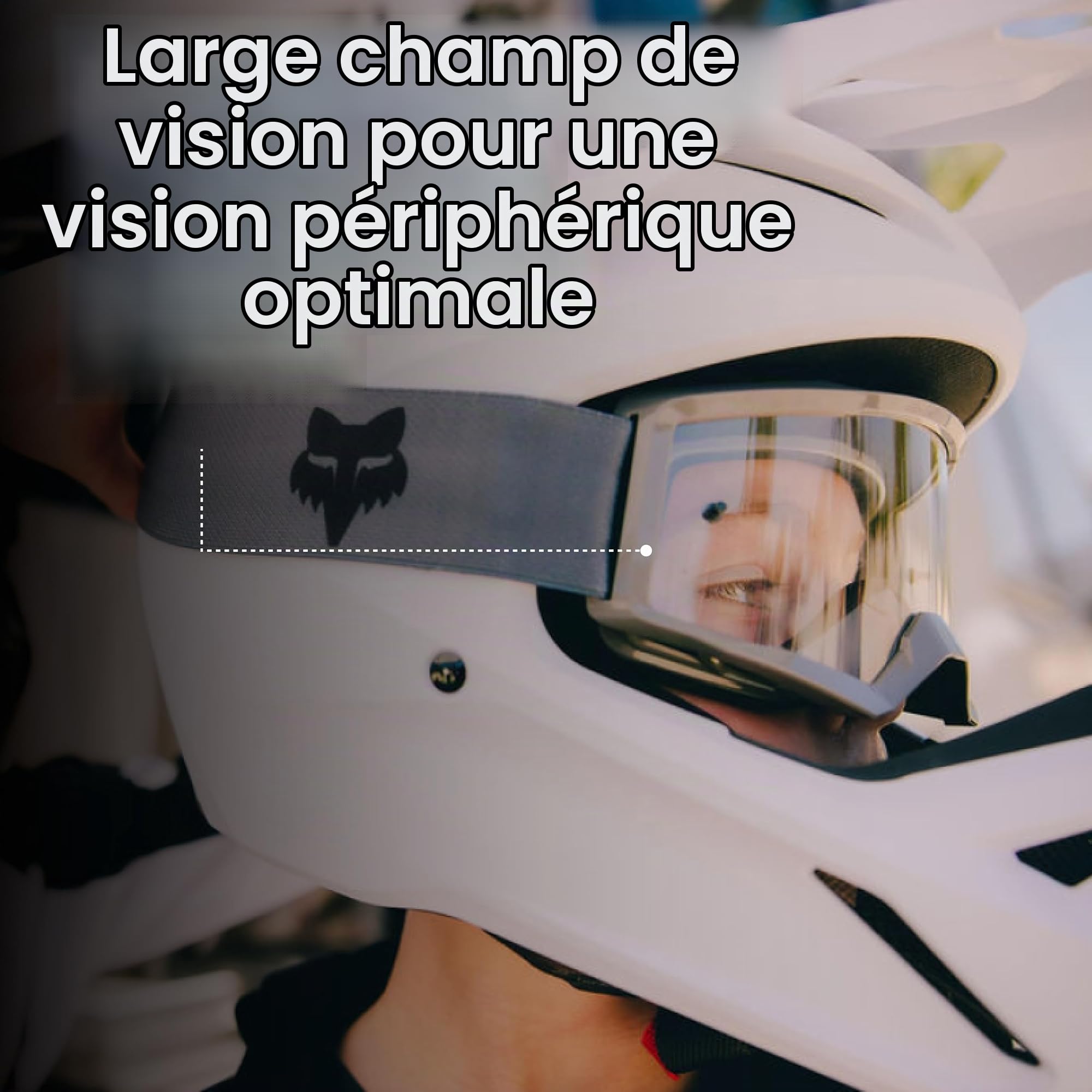 Fox Racing Lunettes de Motocross Unisexes - Tangerine - OS