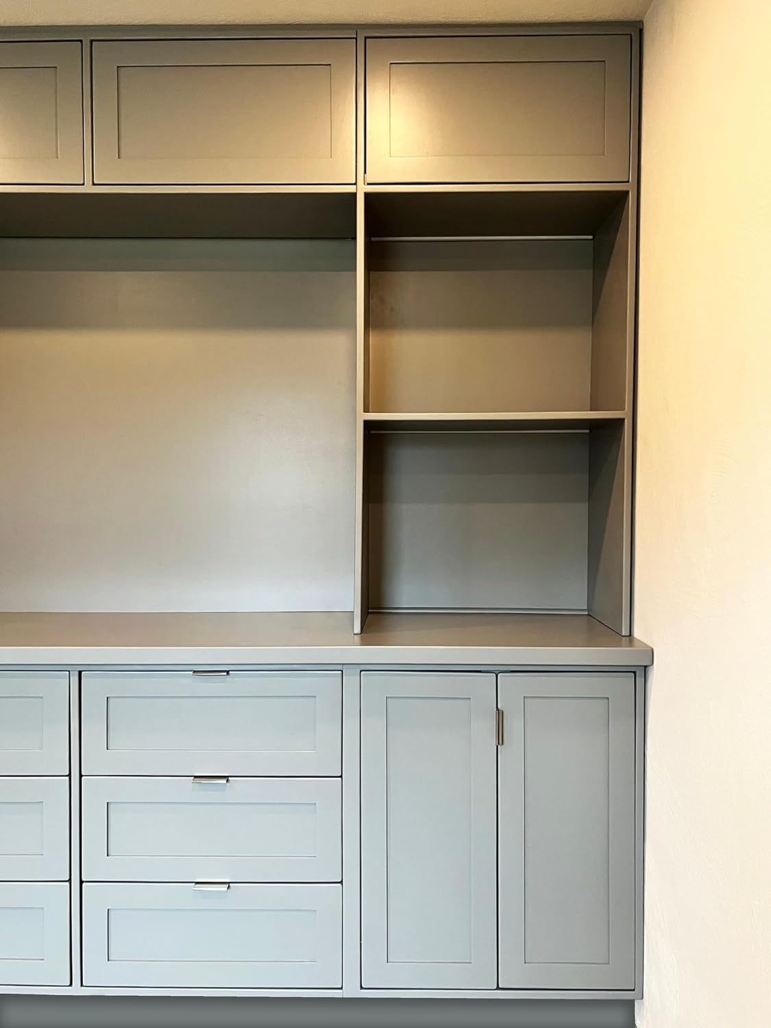 Office Storage Wall Unit for Home Office, Easy Assembly(WHITE)