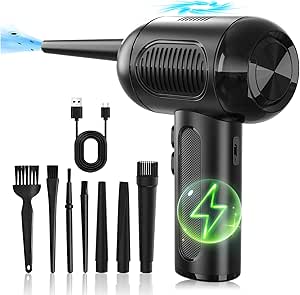 Amazon.com: Compressed Air Duster - Cordless Electric Air Blower ...
