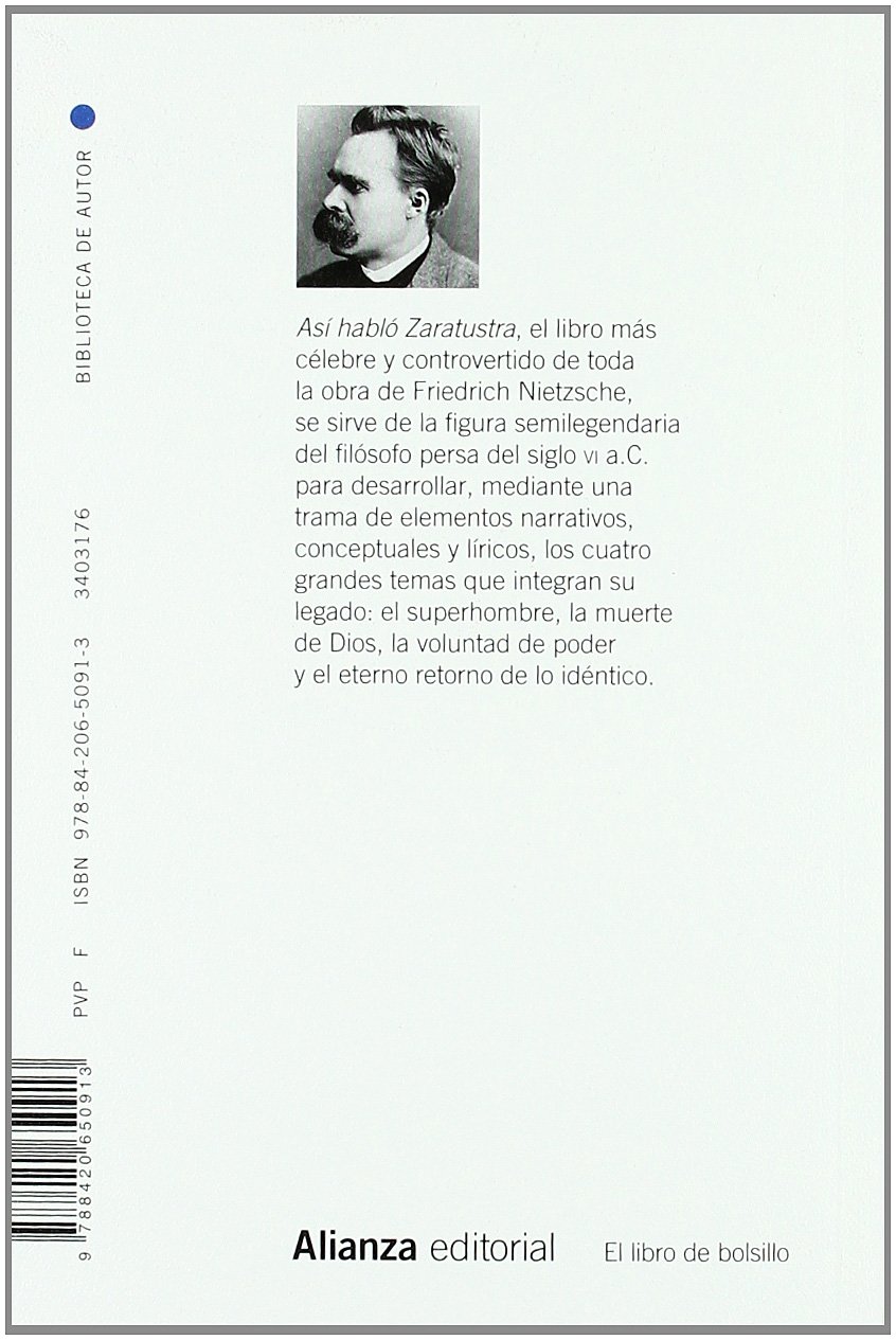 Así habló Zaratustra: Un libro para todos y para nadie