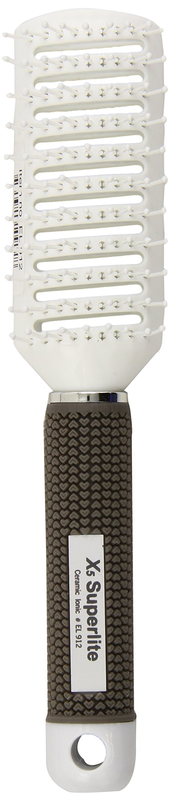 Elegant Brushes Superlite X5 Tunnel Vent Brush, White, One Size