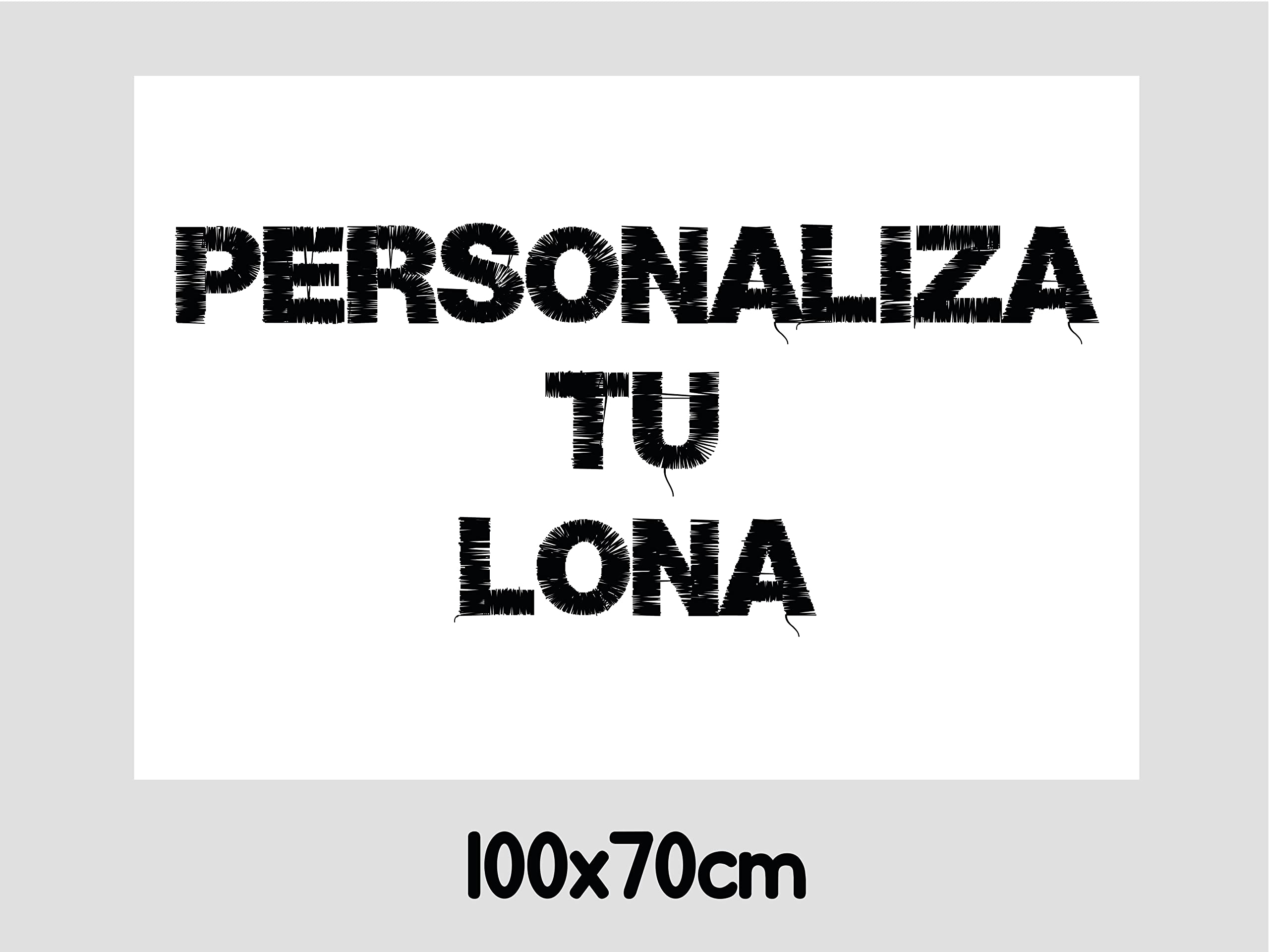 Oedim Pack 10 Bandera de Lona Personalizada, 100x70cm, Incluye 4 Ojales Metálicos, Resistente al Agua