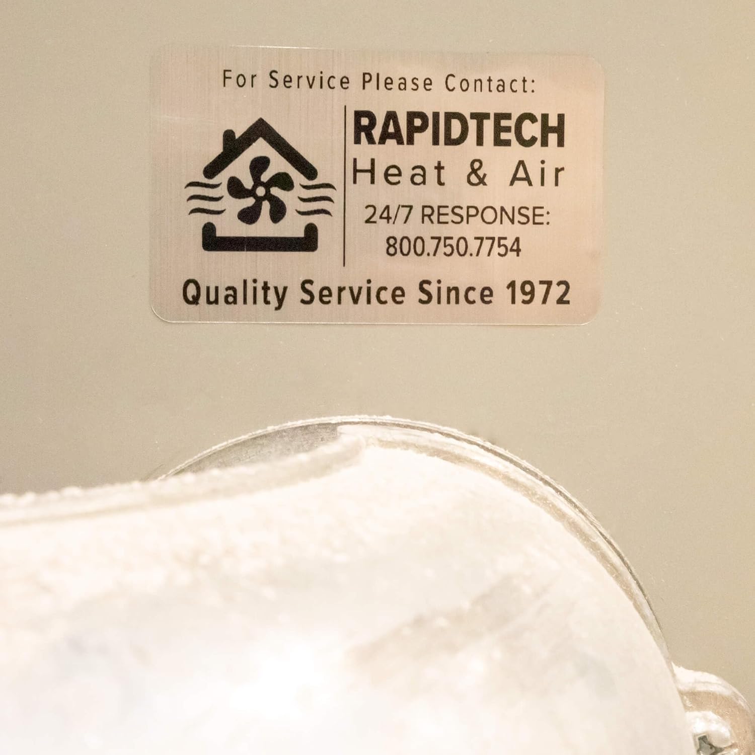 LabelValue Brand - 2.5” x 1.5” Weatherproof Custom Print Service Labels - 250 Labels/Roll | Customize with Business Logo and Service Information - Perfect for Outdoors & Harsh Environments