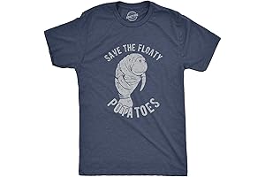 Mens Save the Floaty Potatoes T-shirt: A Manatee Conservation Statement