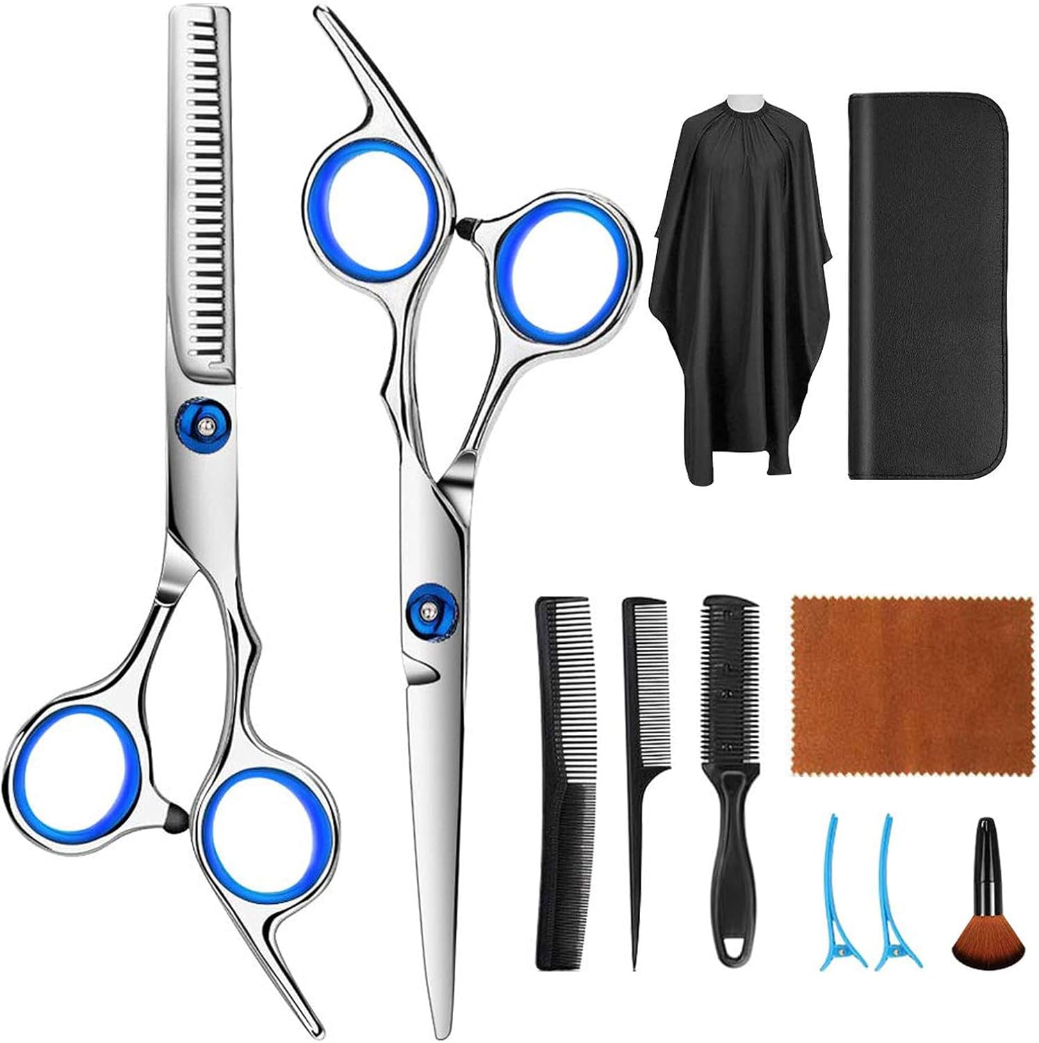 Damaill Professional Haircut Hair Cutting Scissors Kit 11Pcs,Stainless