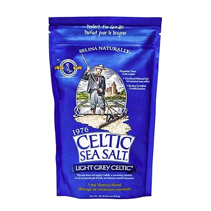 Celtic Sea Salt Light Grey Coarse – Unrefined Mineral Salt,