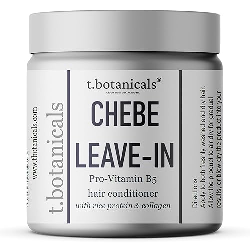 Acondicionador Chebe sin enjuague para el crecimiento del cabello con provitamina B5, mantequilla Chebe fortalecedora y espesante, polvo de chebe,