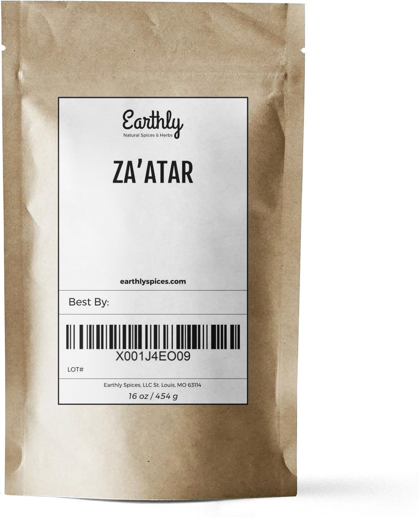 Za’atar Seasoning - Earthly Spices Bulk (Zatar / Zaatar / Zahtar) - 1 Pound/16 Ounces