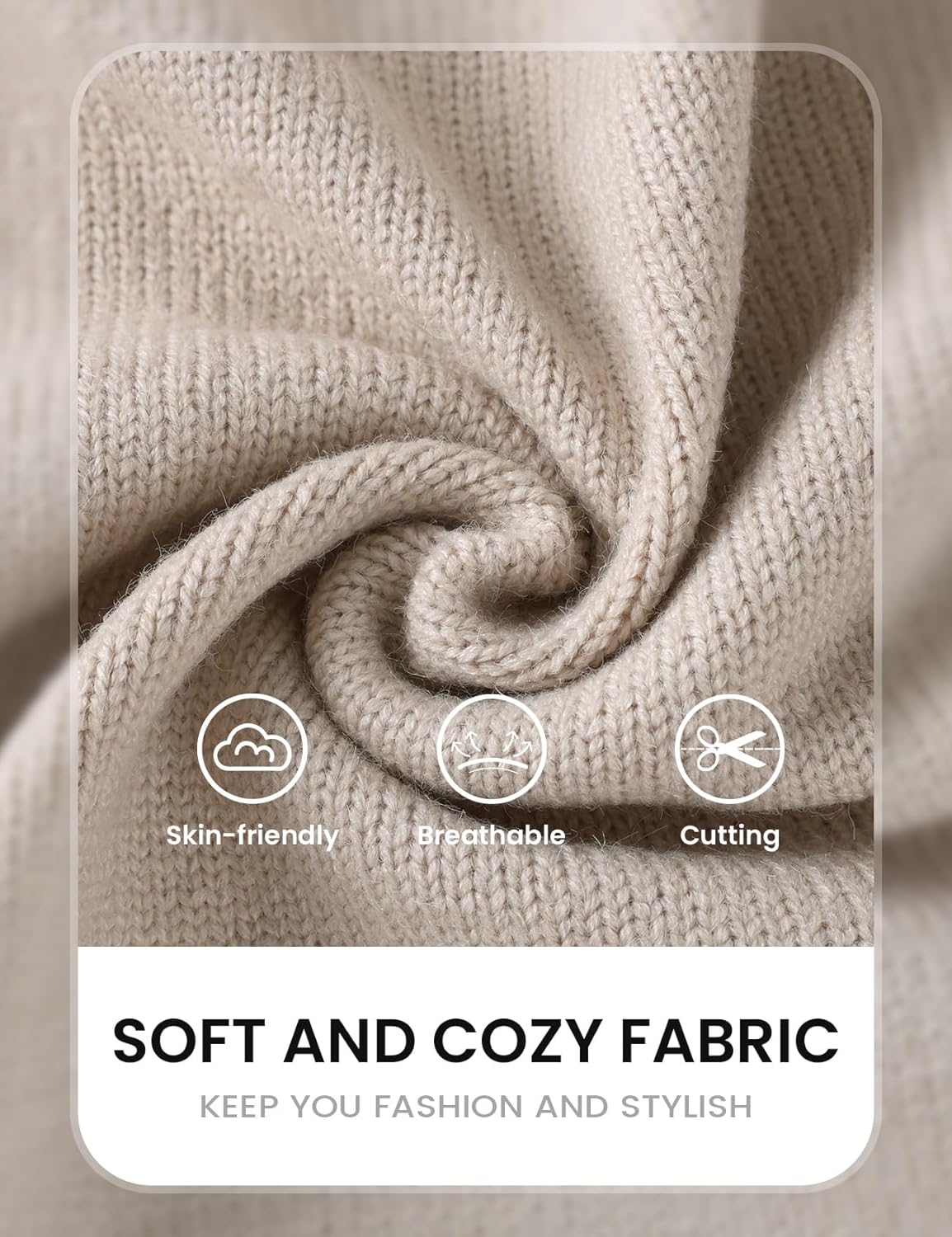 Yimoon Womens Long Cardigan Sweater Color Block Open Front Hooded Cardigan Oversized Knit Sweater Outwear - Image 7