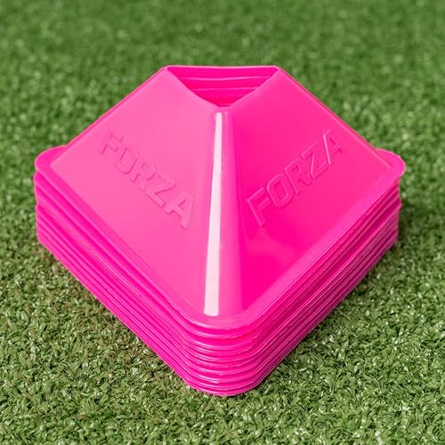 Miniatura 6 de FORZA Mini conos de entrenamiento de 2 pulgadas, paquete de 40 unidades, ejercicios y entrenamiento, multideporte, fútbol, hockey, entrenamiento de