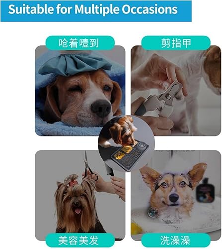 Miniatura 3 de Tapete para lamer de alimentación lenta para perros, 3 piezas de tapete para lamer para gatos y mascotas, suministros con raspador y cepillo, tapete