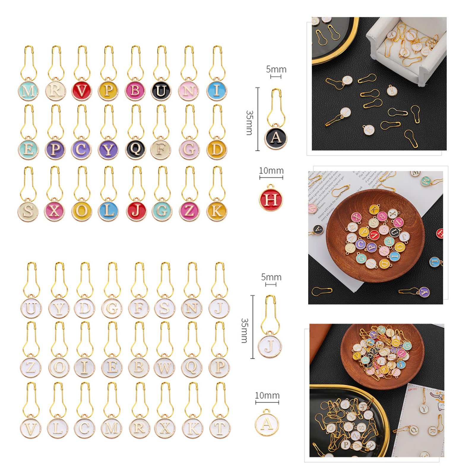 360 Segnapunti Per Maglieria E Uncinetto In 10 Colori - Scatole Pratiche Da 120 Pezzi, Marcapunti Richiudibili Per Lavori A Maglia