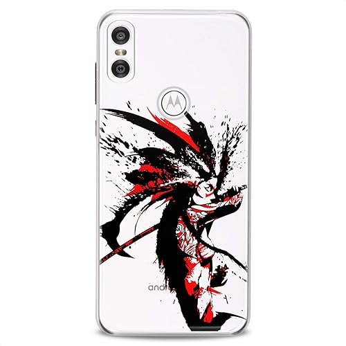 Miniatura 10 de Cavka Funda de TPU compatible con Motorola G9 G8 Plus G7 E20 P40 Z4 Edge 20 G22 Stylus Koi Fish Flexible Silicona Río Suave Diseño Lago Japón Rojo