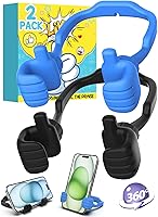 Vista 19 de Regalos navideños para adolescentes, niñas, niños y adultos, soporte para teléfono celular: soporte para teléfono con pulgares arriba ajustable