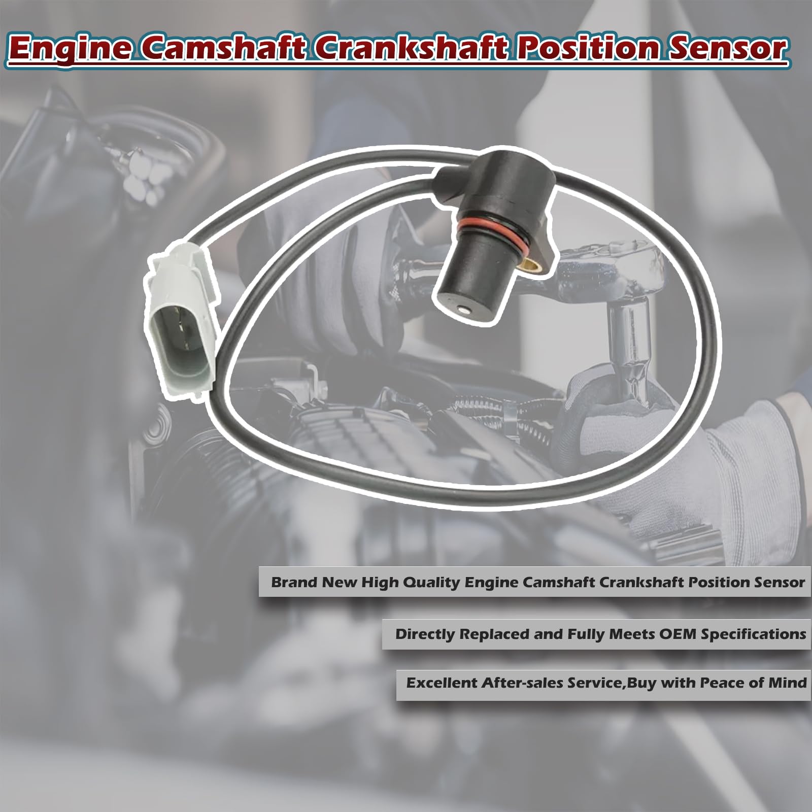 Engine Crankshaft Position Sensor PC502 – Compatible With Audi A4, A6, TT, VW Beetle, Jetta, Passat & More - View #9