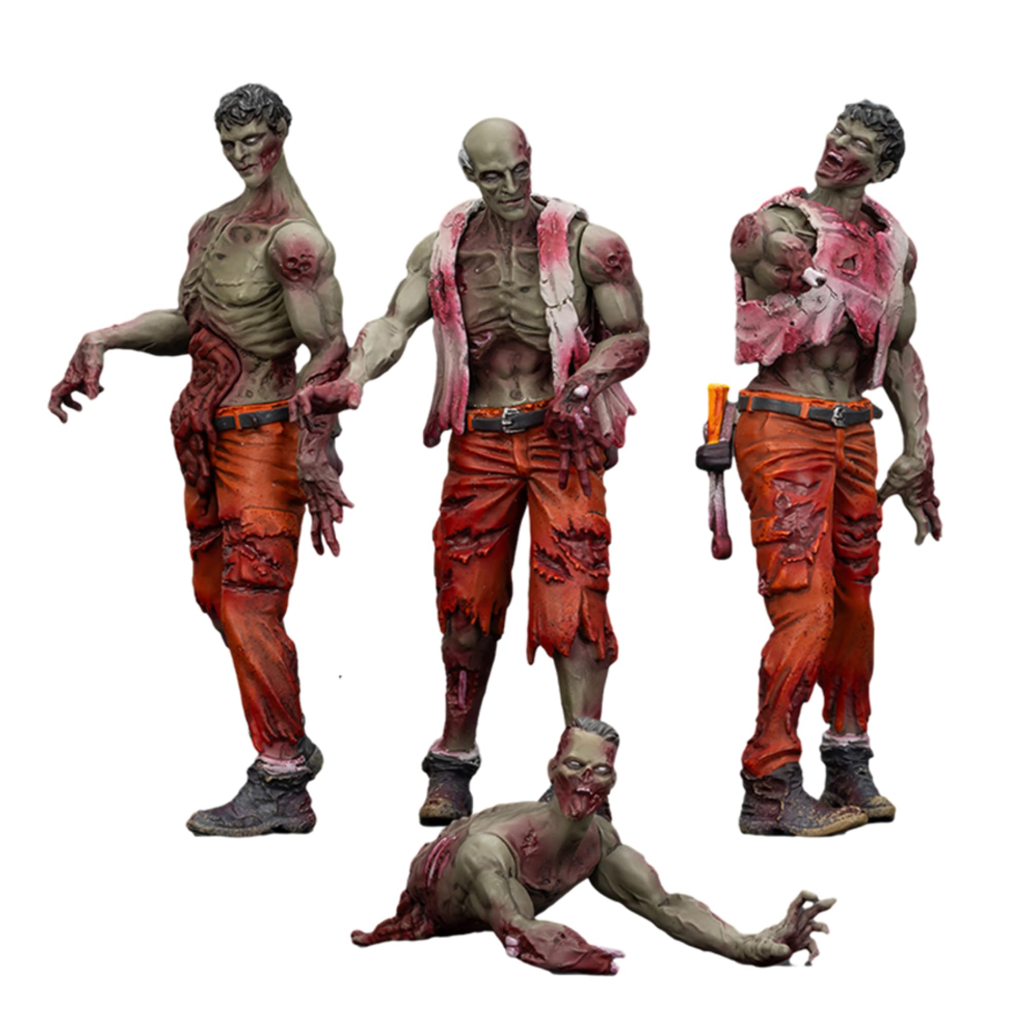 TOYVERSE JOYTOY 1/25 Action Toys, Dark Source Zombie Figure Mechanic Team, Suitable for Halloween Articulated Miniature Model, Ages 15 and Up โ image 1