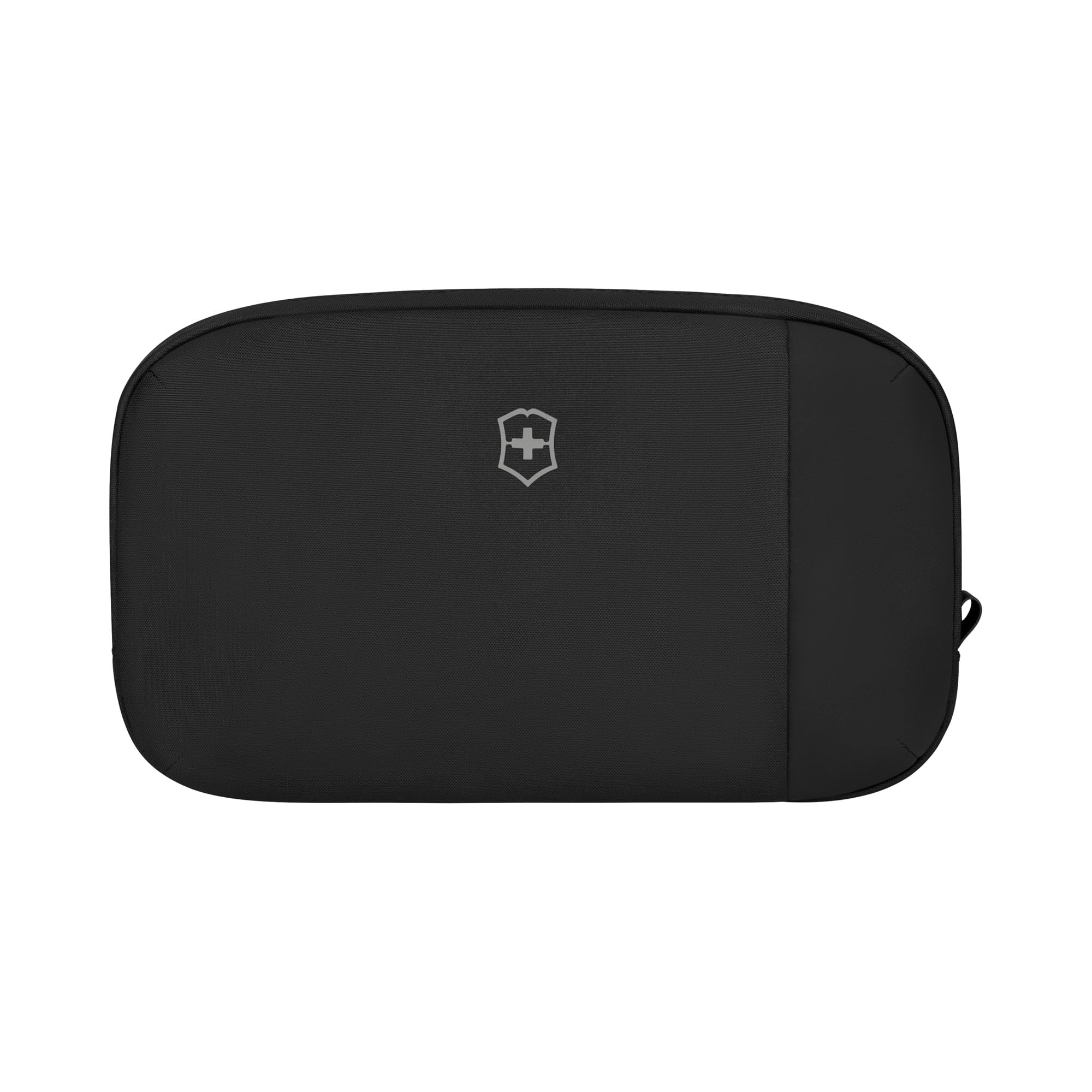 Victorinox Travel Essentials Toiletry Bag, Kulturtasche mit Reißverschlussfächern, Reise-Accessoire, Pflegeleicht, Kompakt, Damen/Herren, Schwarz