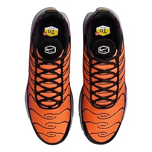 Nike Air Max Plus オレンジ/ブラック/パープル Nike Air Max Plus Tn OG Black Purple Total Orange Mens Size