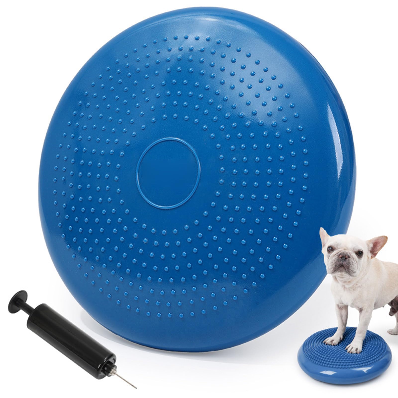 Tapis d'équilibrage pour chien avec surfaces texturées, fitness, stabilité, entraînement debout, amélioration des postures