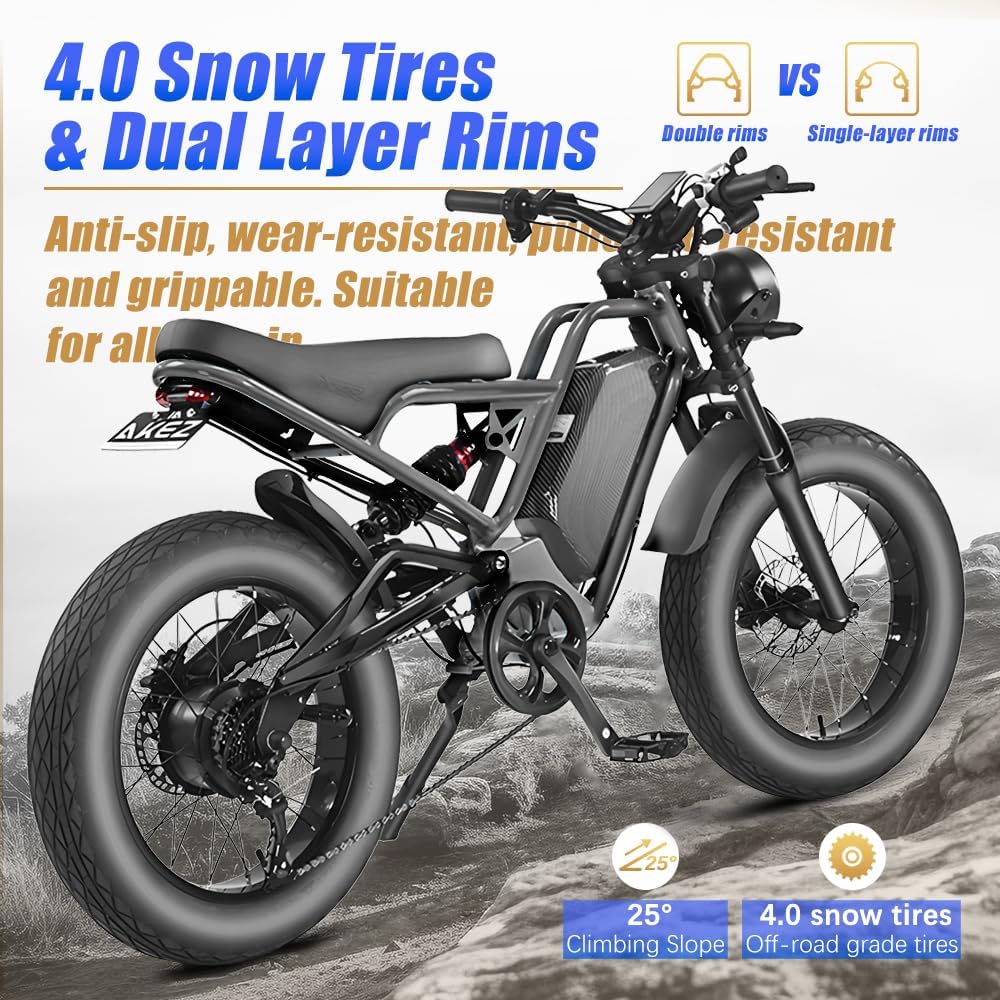 AKEZ 1500 WE Bike, Vélo électrique pour adultes, Burundi Ubuy