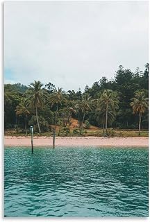 LAXHR Australian Island Hopping Art Wall Decoration Poster Family Bar Restaurant Garage Cafe Art Sign Gift 24x36inch(60x90cm)