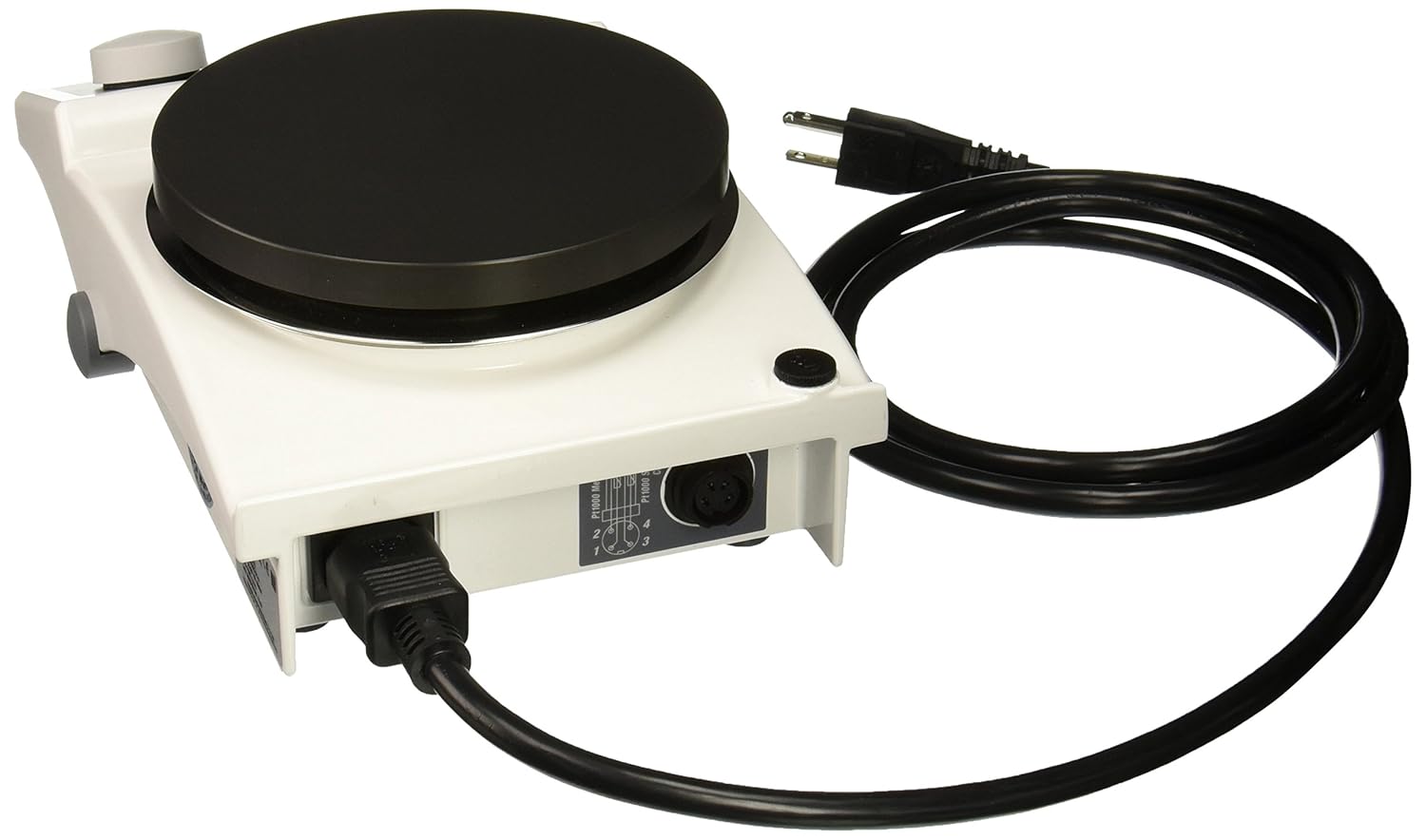 Heidolph MR HEI-Tec Magnetic Stirring Hotplate rear view dengan sambungan