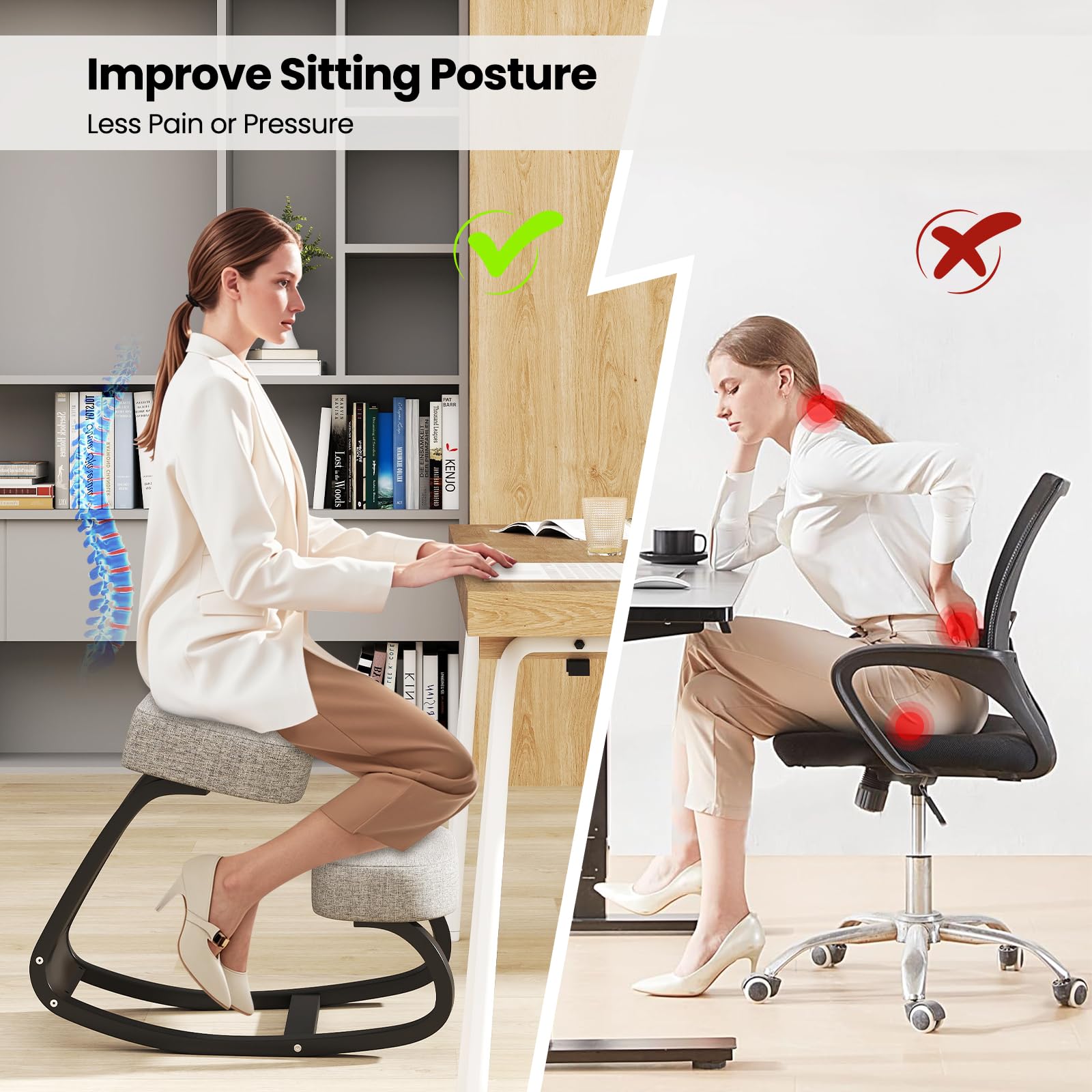 Ergonomic Kneeling Chair Best Office Chair For Back Issues This