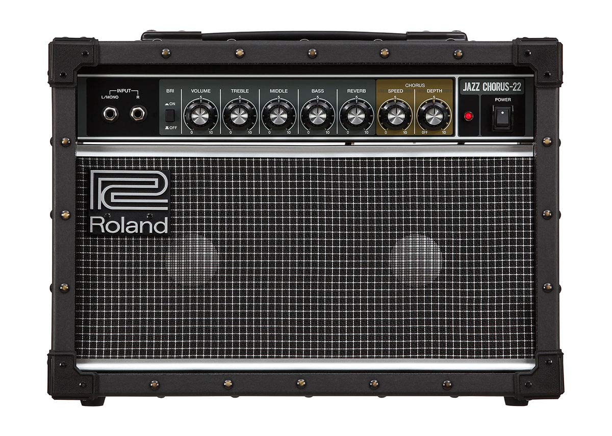 Amazon.com: Roland JC-22 Jazz Chorus - Amplificador de guitarra de 40 W con  dos altavoces de 6.5 pulgadas : Todo lo demás