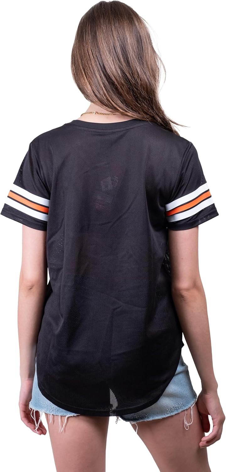 Ultra Game Women's NCAA Official Super Soft Mesh Jersey T-Shirt - Image 2