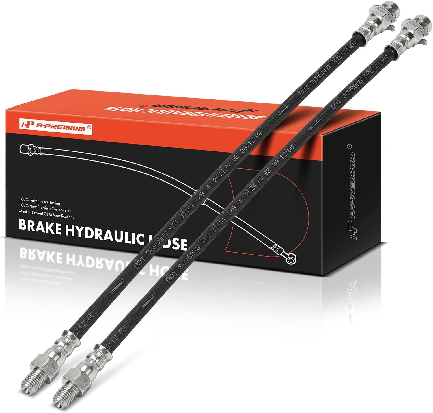 Brake Hydraulic Hose Dorman H380060 Fits 92-96 Honda Prelude