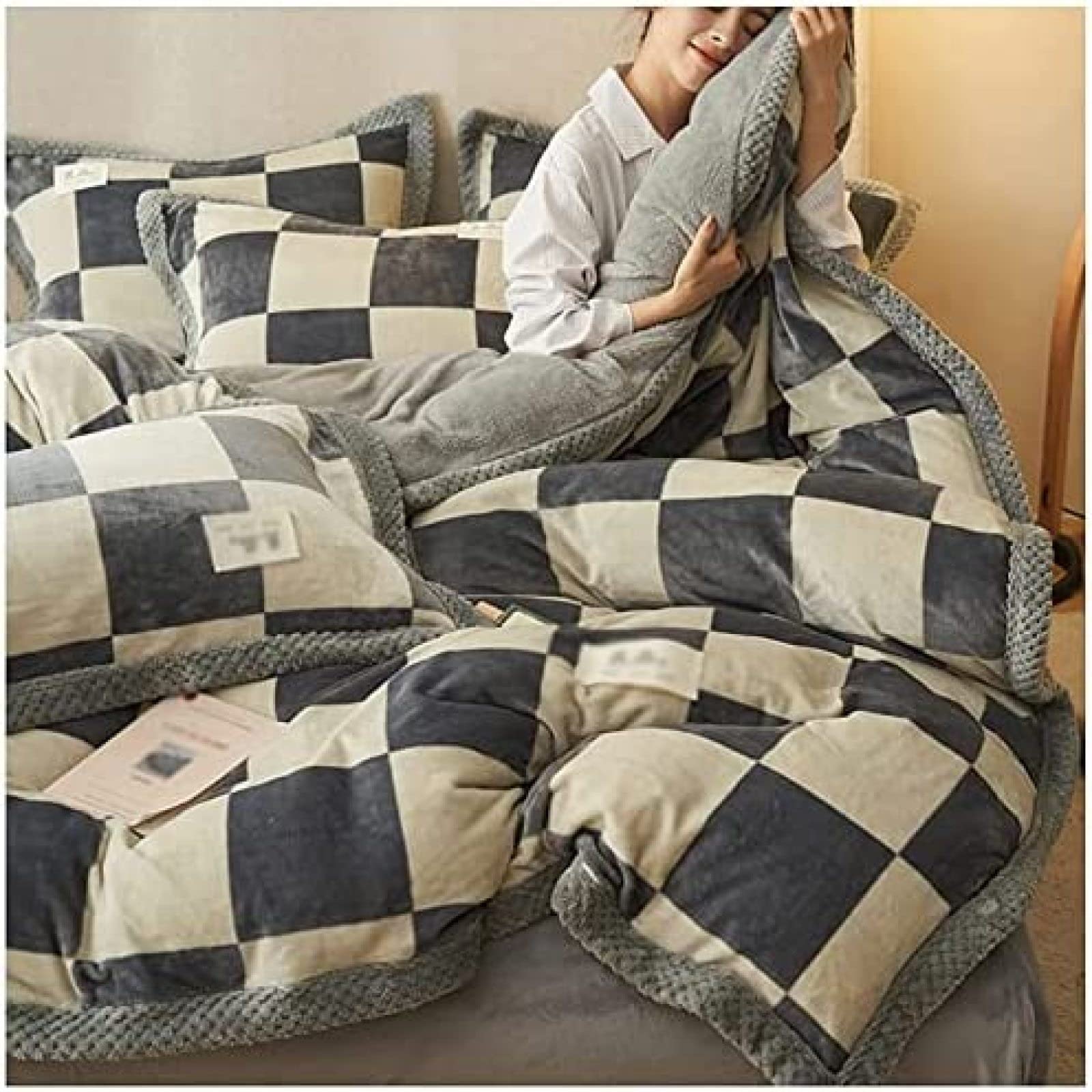 WLYX- Coperte per Bambini/Adulti, Coperte con Aria Condizionata per