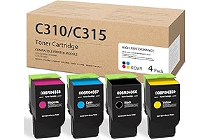 Xerox C315 High Capacity Toner Cartridges 4-Pack