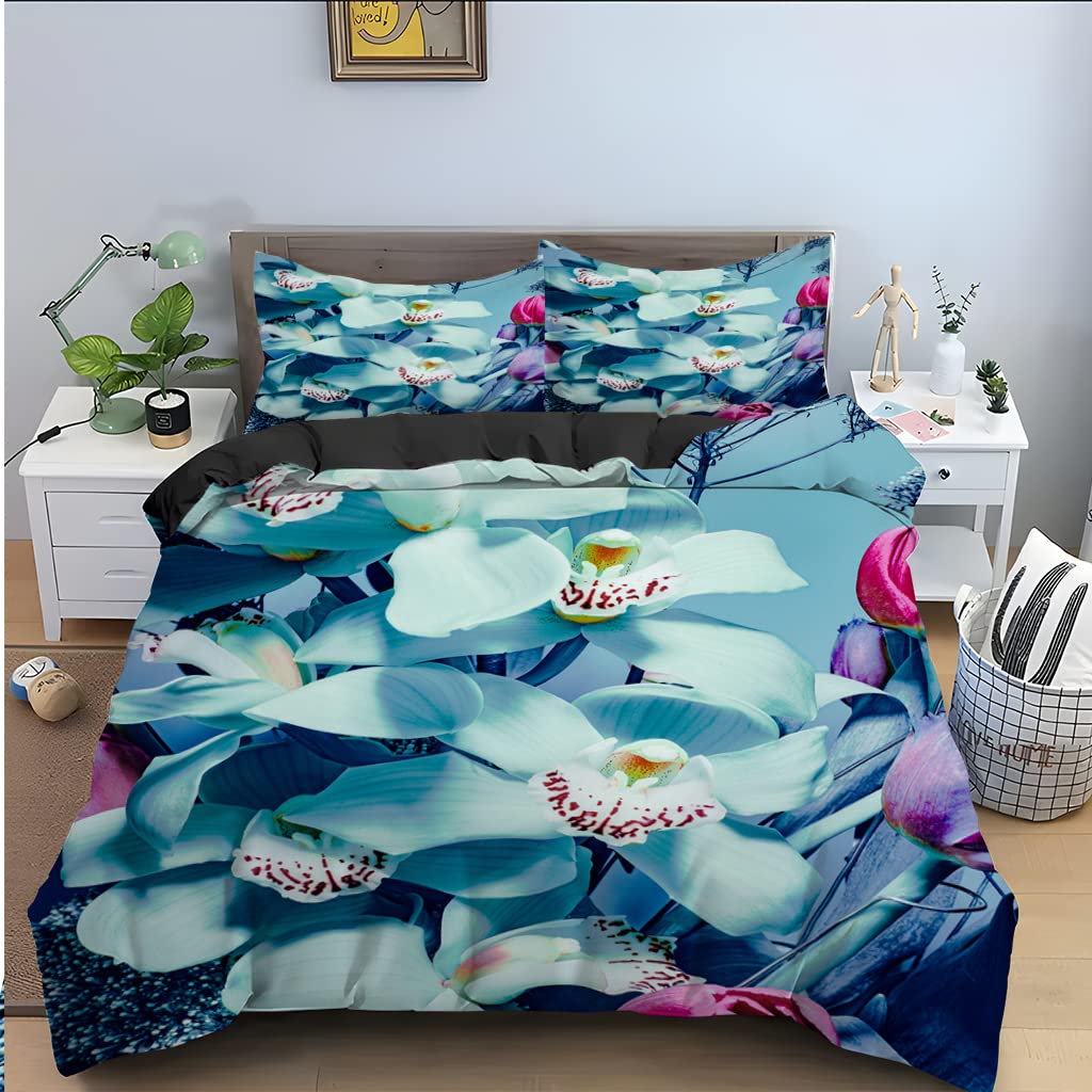 Housse de couette 90x190 enfant avec taie d'oreiller 65x65 parure lit microfibre 110g/㎡