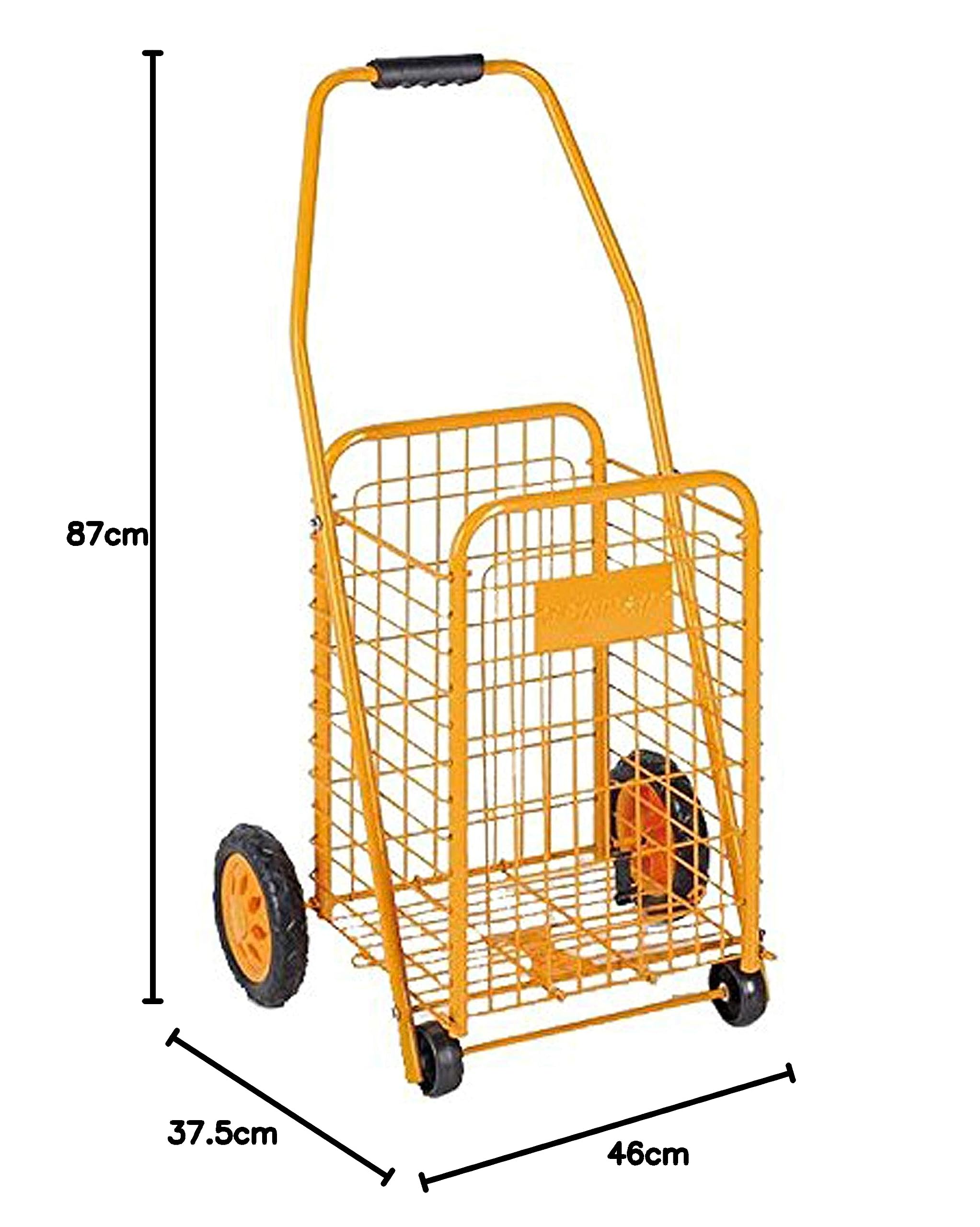 Amazon | キャプテンスタッグ 楽々カゴキャリー(イエロー) UL