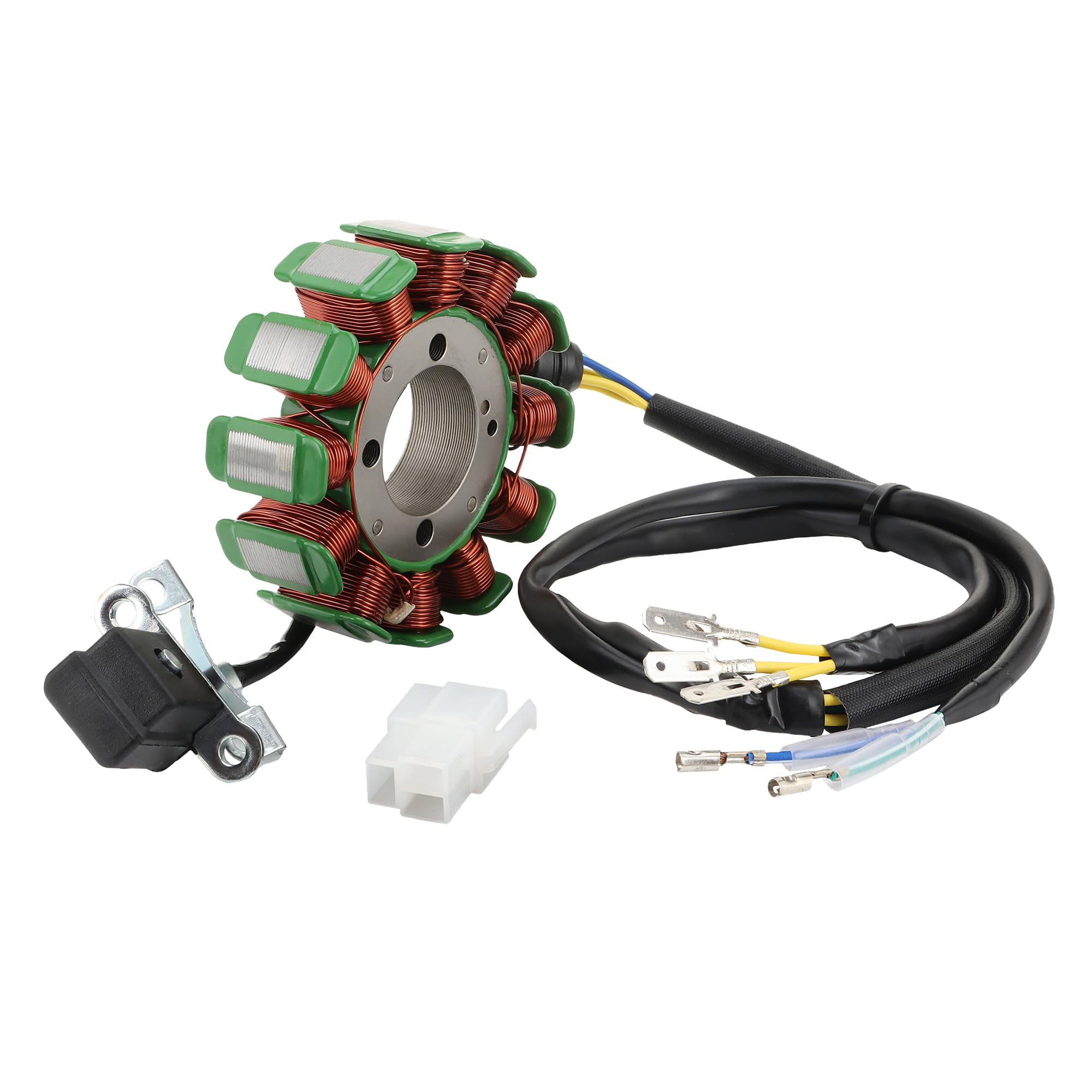 Magneto Stator Lichtmaschinen 12 Spulen 5 Drähte DC Kompatibel mit 250cc Scooter ATV Quad Dirt Bike Go Kart Pit Buggy