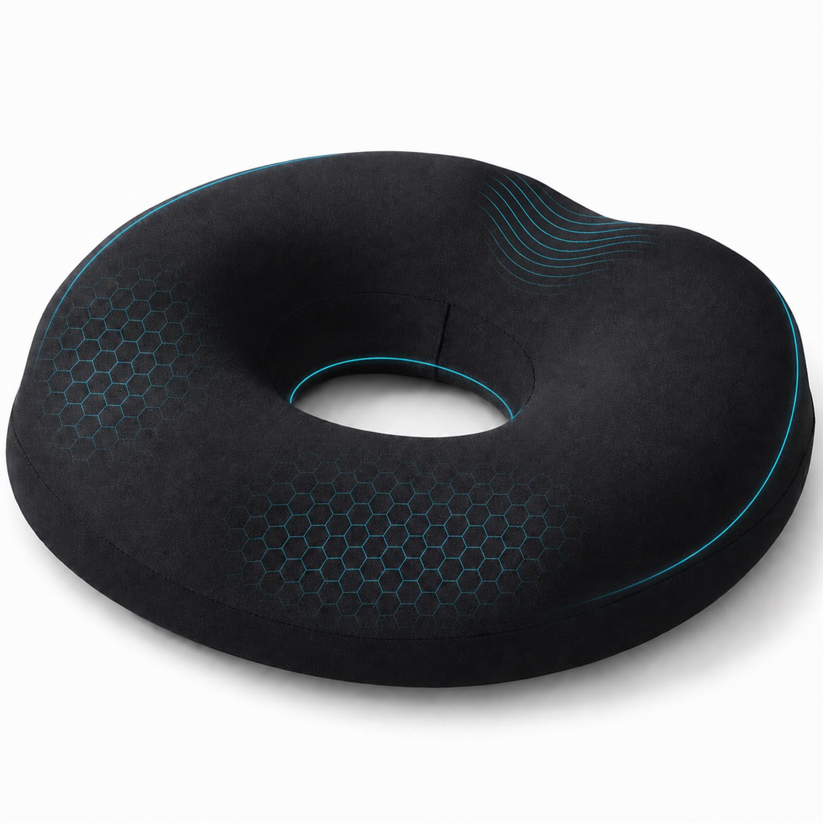 Hao Zhu Donut Cushion, 45x40x8 cm Memory Foam Coccyx Cushion