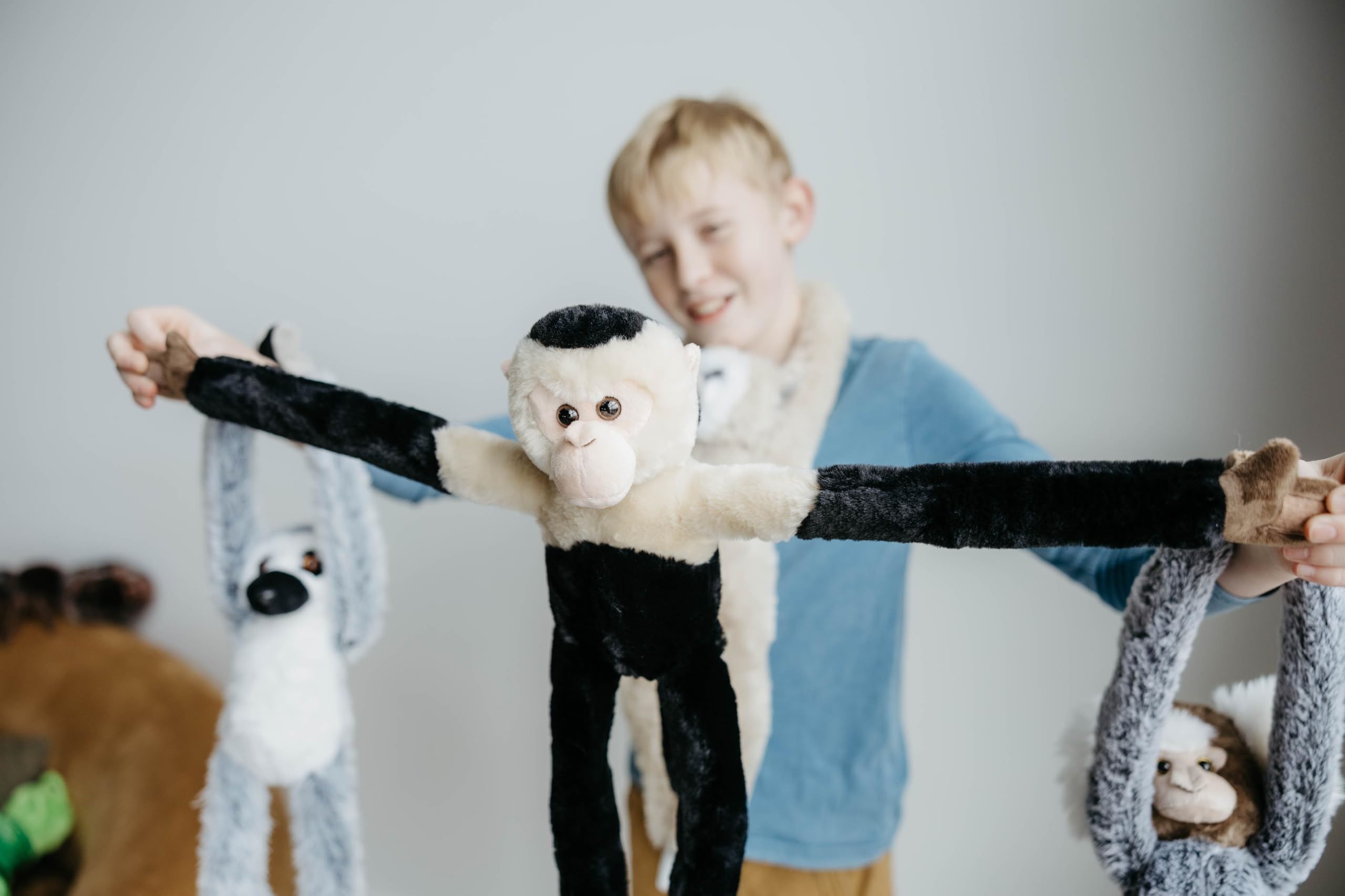 Recycled Materials Stuffed Animal Capuchin Monkey Stuffed Animal - 12 ...