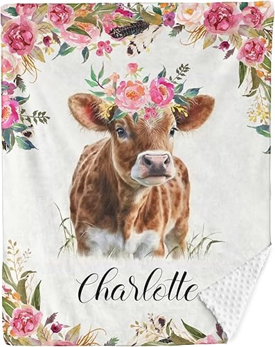 Miniatura 8 de Manta de bebé personalizada de abeja con nombre, mantas de bebé para niñas, manta de felpa suave de doble capa con respaldo punteado, mantas de