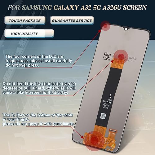 Miniatura 5 de Pantalla para Samsung Galaxy A32 5G Reemplazo de pantalla para Samsung A32 5G A326U pantalla LCD táctil digitalizador Asamblea con kit