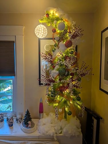 Miniatura 2 de Adornos de bola de Navidad de 3.15 pulgadas, juego de 12 piezas de decoración para árbol de Navidad, decoraciones colgantes de plástico brillante,