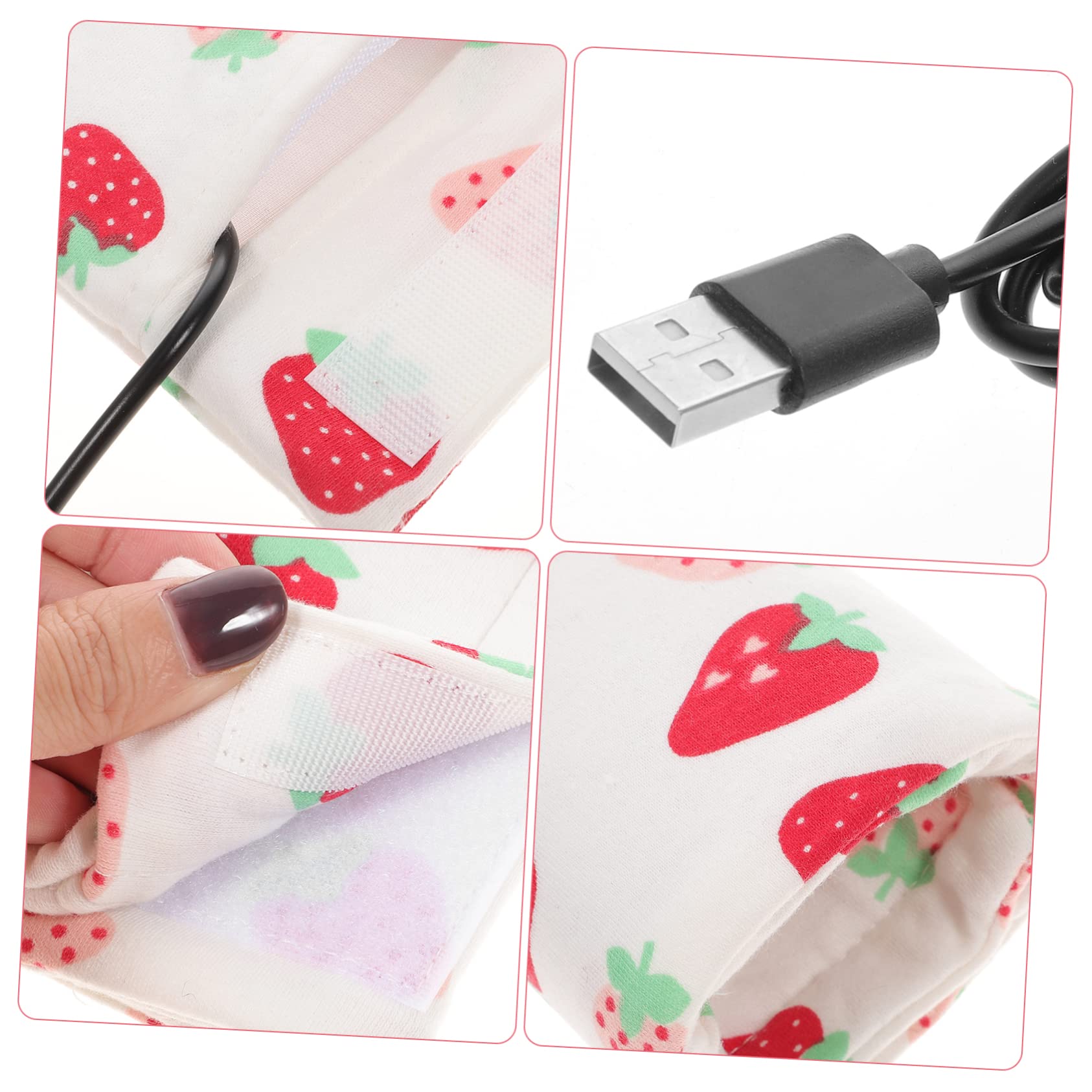 VICASKY 5pièces Chauffe-biberon Portable Usb Pour Lait Maternel Chauffant Pratique Pour Voyages Garde Les Biberons Chaud