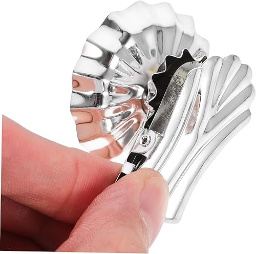 Miniatura 4 de DECHOUS 36 portavelas de árbol de Navidad, portavelas con clip para árbol de Navidad, portavelas de árbol de luz de té plateado