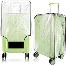Thicken Clear Luggage Cover Protector, 24" PVC Luggage Covers for Suitcase Waterproof Dustproof Anti-scratch Travel Suitcase Covers Case for Wheeled Luggage