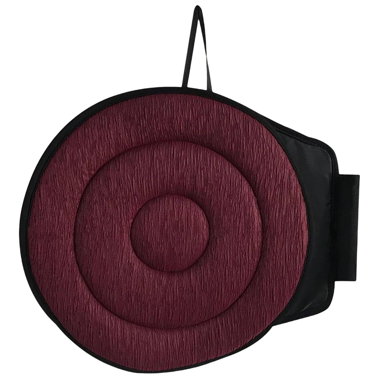 YGLEEULI Swivel Car Seat Cushion Car Booster Seat Cushion 360 Degree Swivel Pad Rotary The Elderly seat cushions for elderly(Wine Red)