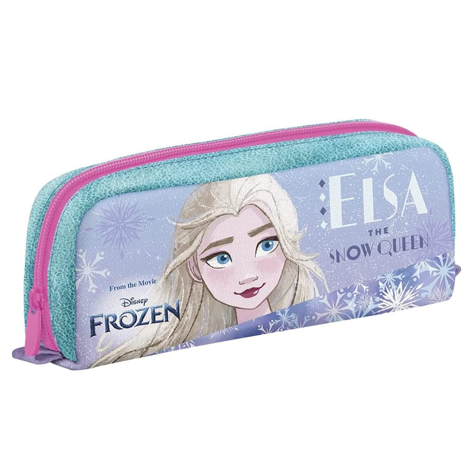 Seven Frozen Pencil Case, Pink and Purple, School Pencil Case, Rosa