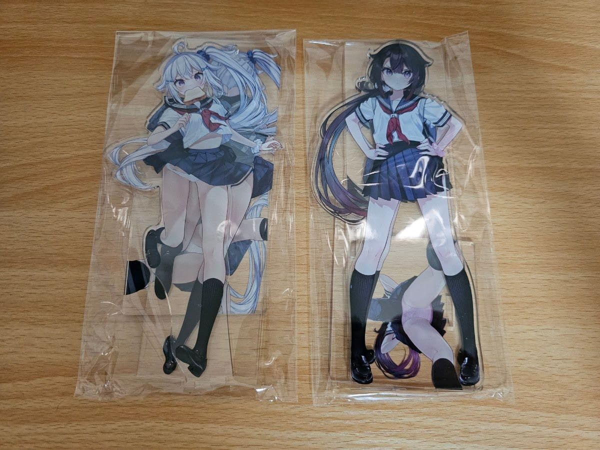 ぬんぬ プリーツたいむ 刹那ちゃん 未来ちゃん アクリルフィギュア セット